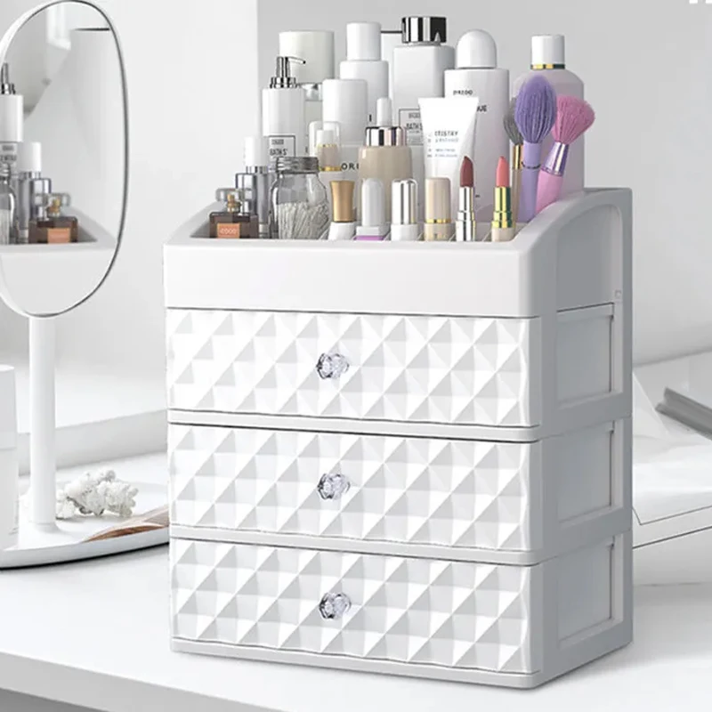 

Makeup Organizer Waterproof Cosmetic Case Makeup Jewelry Box Multifunctional Travel Cosmetic Organizer Drawer Home Storage Boxs