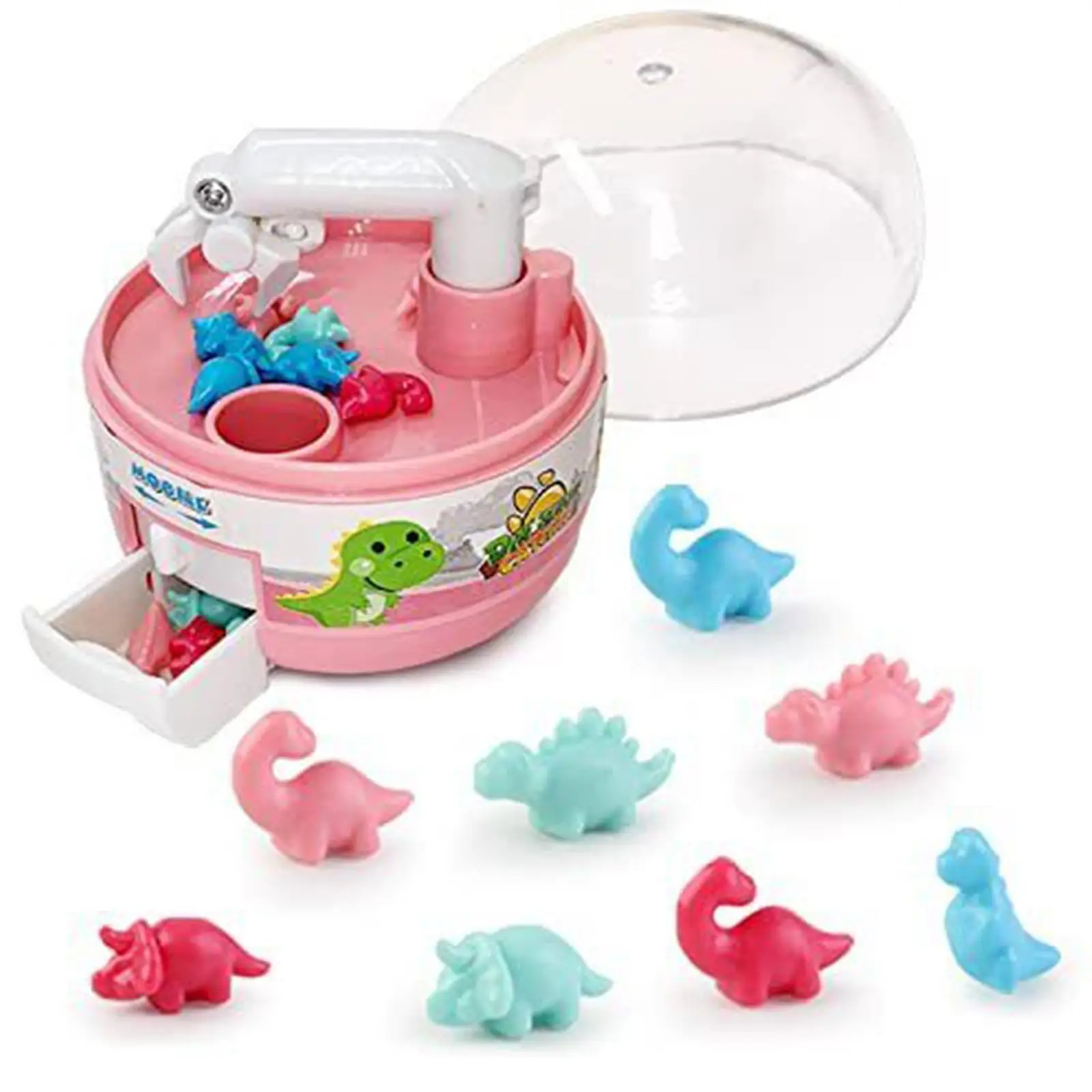 

Mini Claw Machine Catch Dinosaur Game Cute Catcher Stress Relief Micro Dino Figures Grabber Fingertip Toy Birthday Gifts