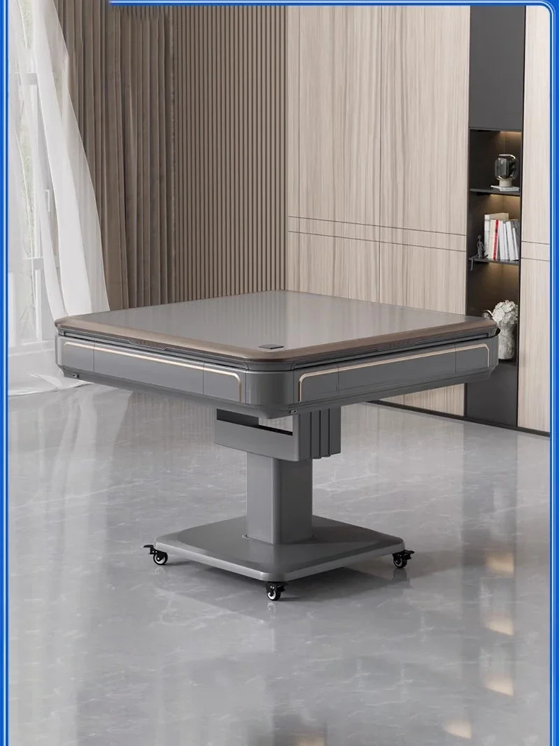 Современный ультратонкий обеденный стол складной бесшумный для Маджонга