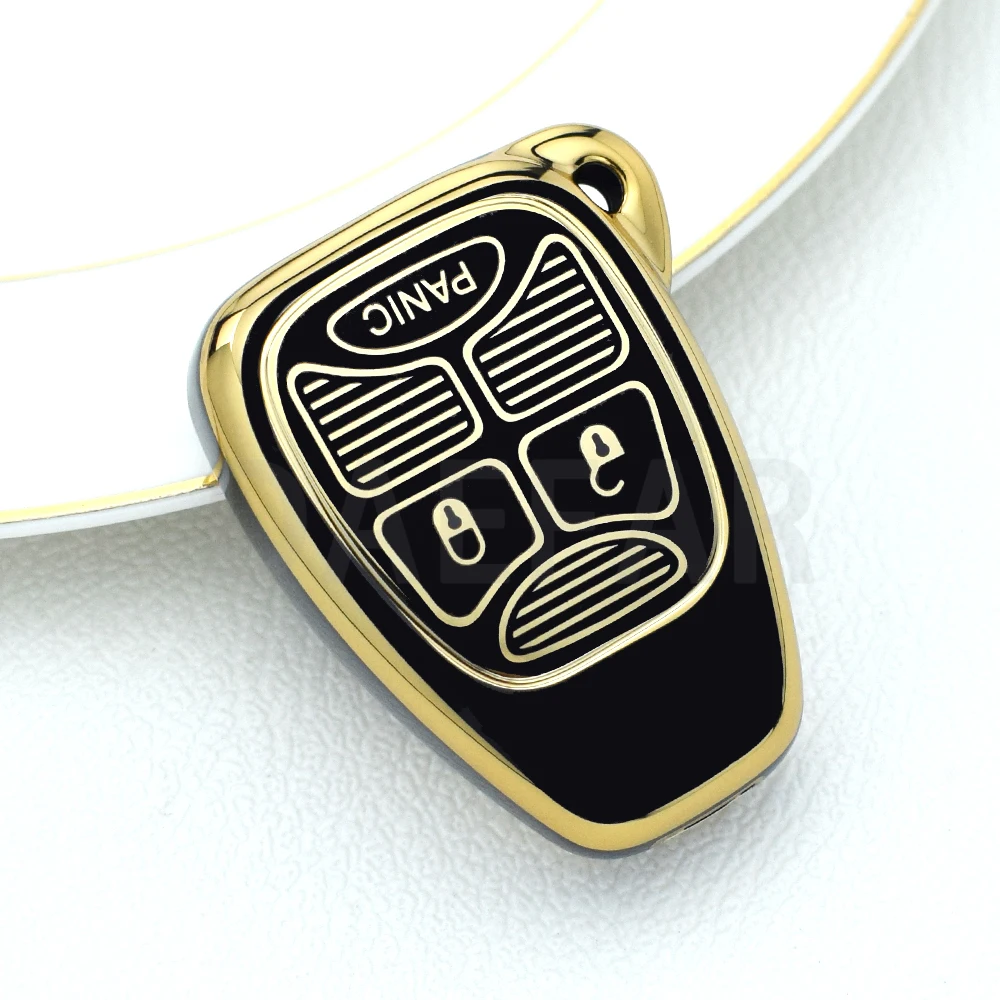 

Чехол с 3 кнопками для Chrysler Voyager Pacifica 300c PT Cruiser Dodge Caliber Avenger Jeep Grand Cherokee Compass Patriot