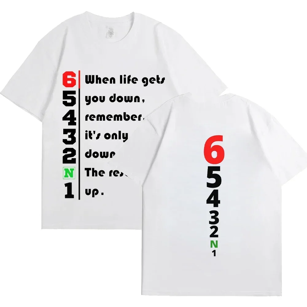 Футболка 1N23456 мужская с ручной передачей модная тенниска двухсторонним принтом