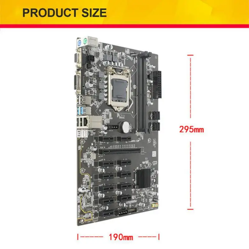 Материнская плата для майнинга B250B B250C 12 шт. со слотом графической карты USB 3 0 LGA1151