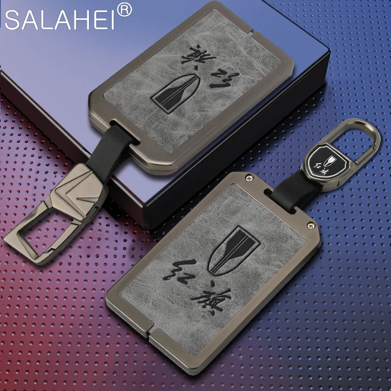 

Zinc Alloy Car Smart NFC Card Key Fob Case Full Cover Protector Shell Bag For Hongqi HS7 HS5 H7 H9 E-HS3 Auto Interior Accessory