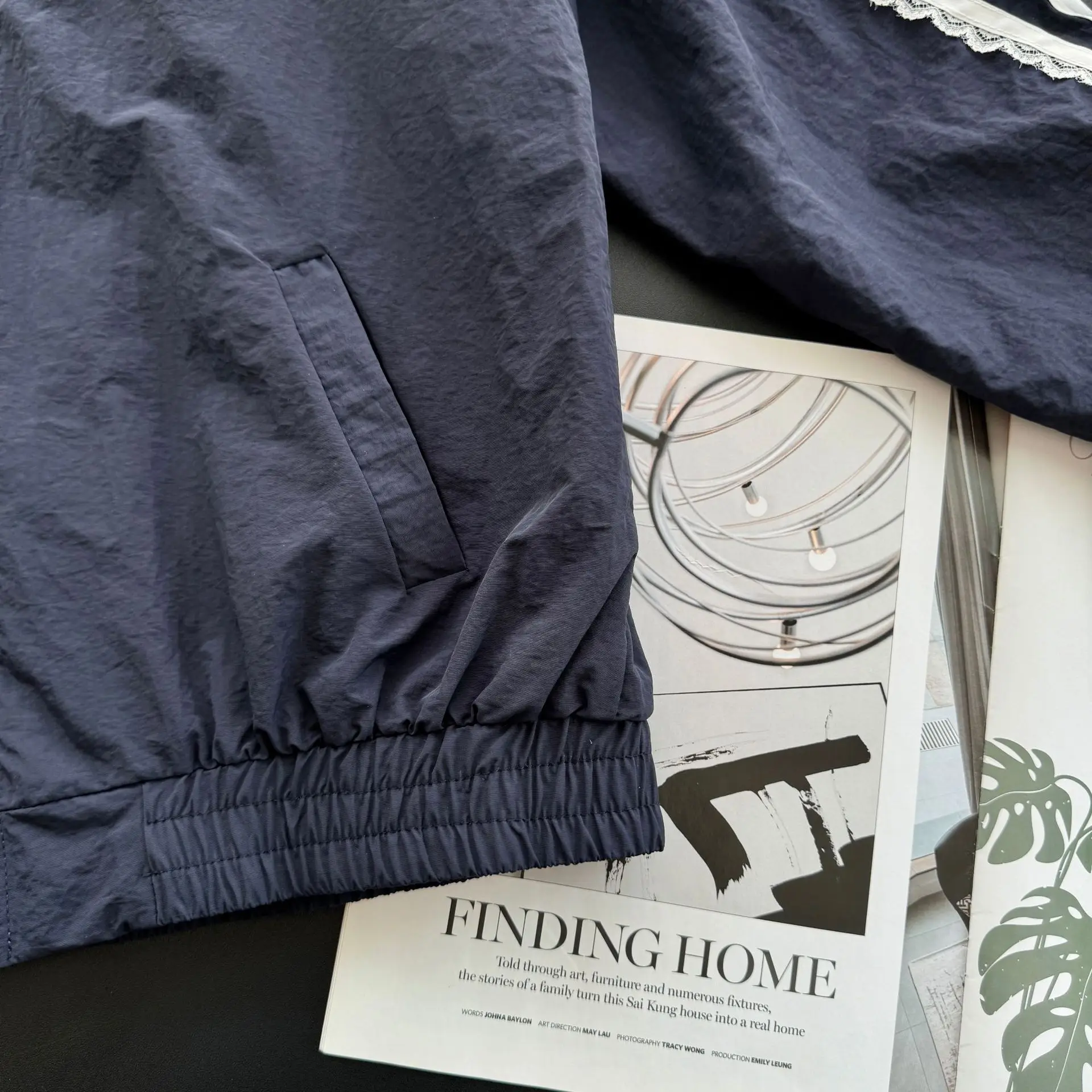 Лоскутные спортивные костюмы с кружевной отделкой для женщин куртка на молнии