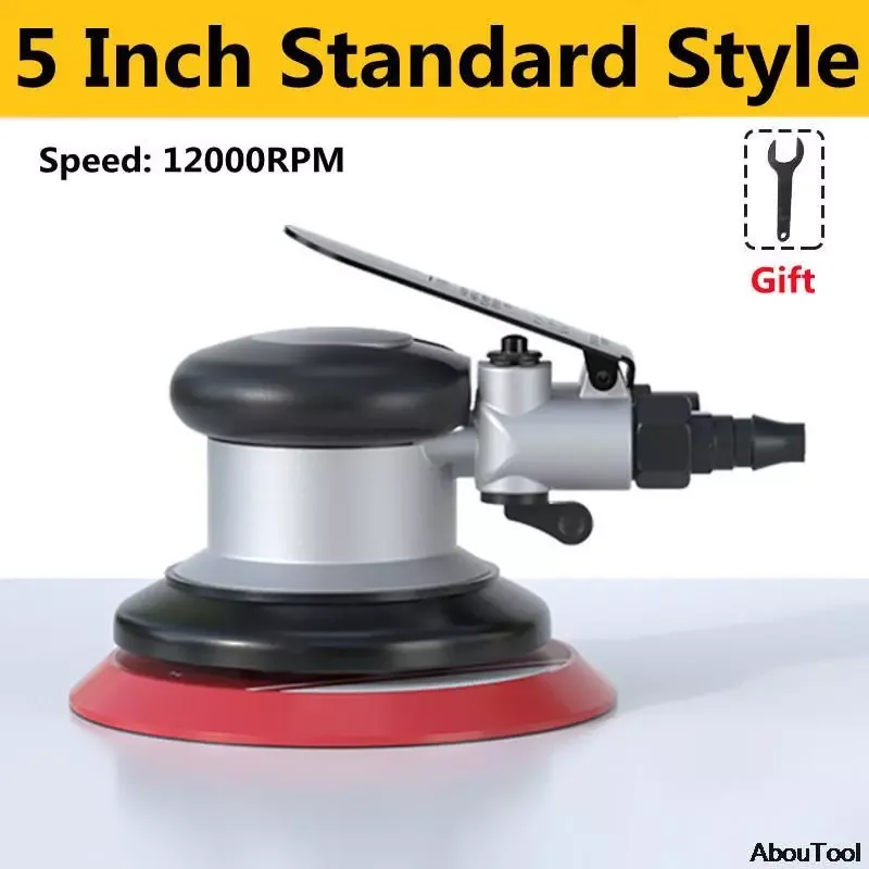 

NEW2023 Inch Pneumatic Orbital Sander Air Grinder Vacuum Eccentric Polishing/Grinding Machine Pneumatic Tools For Car Waxing Mil