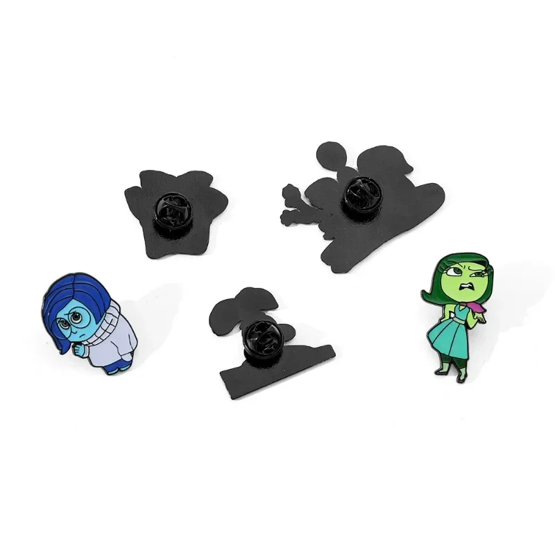 Металлическая брошь Inside Out Envy Anxiety Joy аниме мультяшные эмалированные булавки