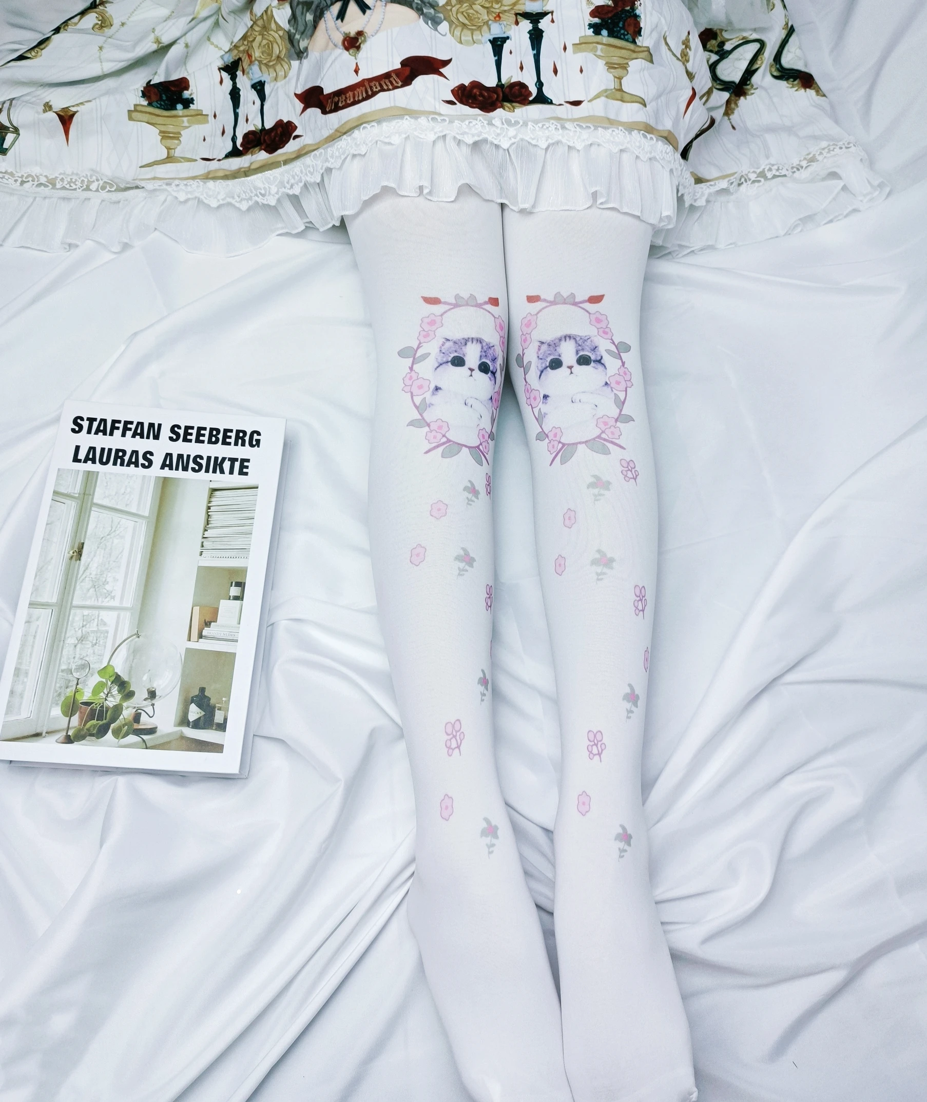 Японская мода милые мягкие носки в стиле Лолиты для девочек женские летние и