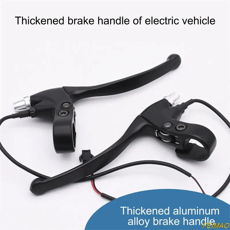 

1 Pair E-Bike Rear Brake Lever Electric Bicycle Brake Handle Bike Accessory