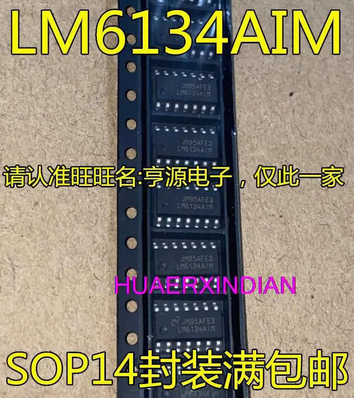 

10PCS New Original LM6134AIMX LM6134AIM LM6134 SOP14