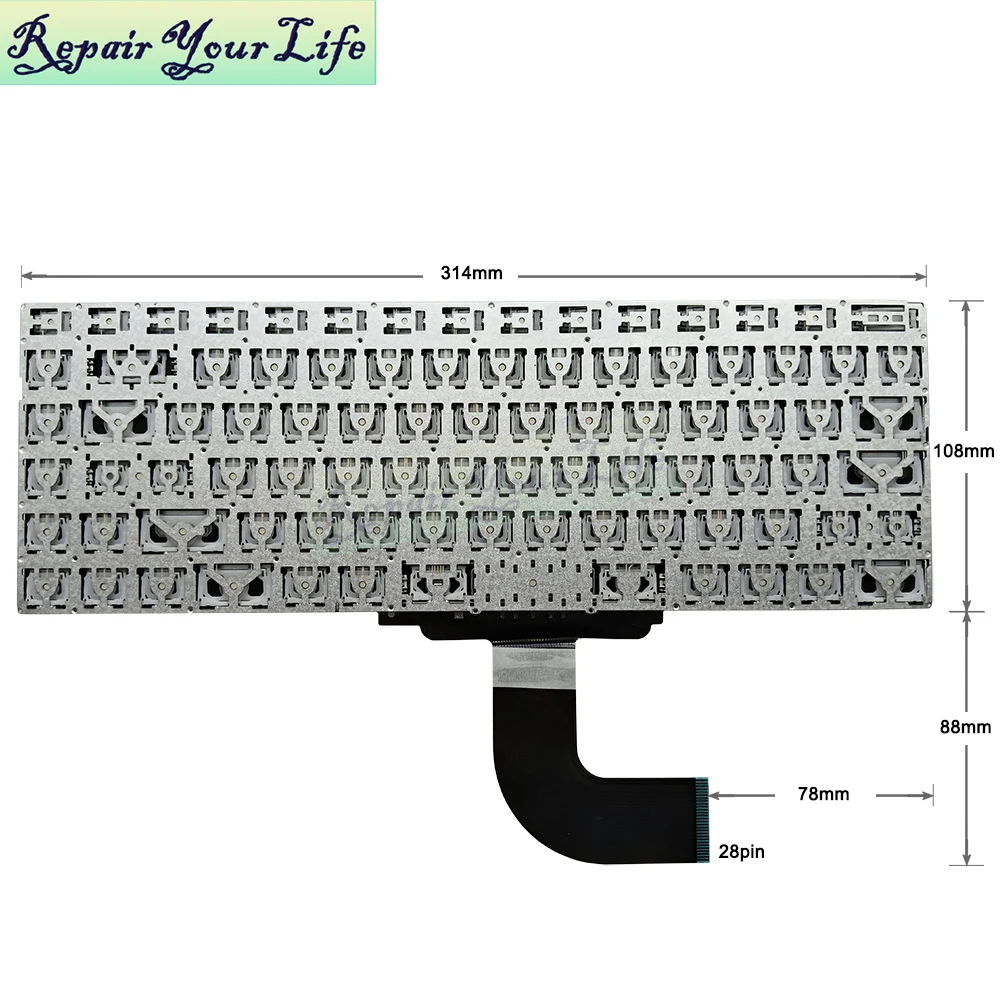 Английская клавиатура США для IPASON Storm Dragon P3 XU141 14 дюймов клавиатуры ноутбуков Teclado