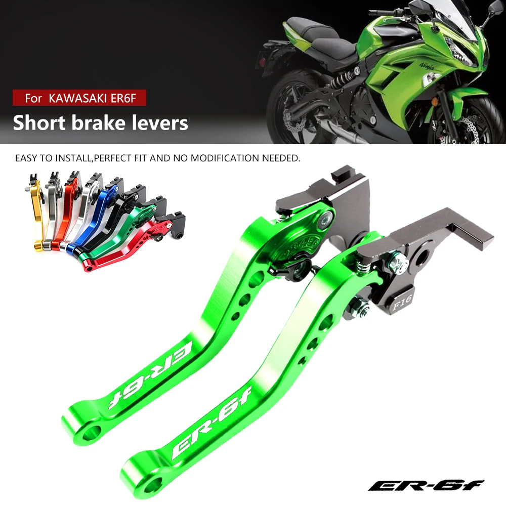 

Для Kawasaki ER6F ER 6F NINJA 650R / ER-6F 2006-2020 короткий рычаг сцепления тормоза, аксессуары для мотоциклов, рычаги ручек