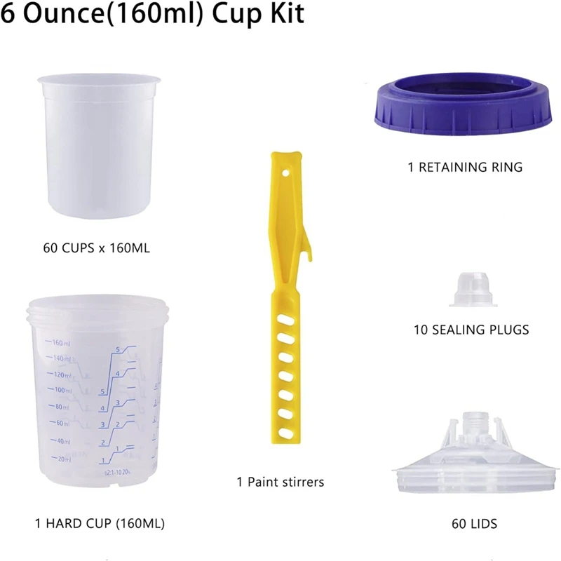 Одноразовый краскопульт для HVLP краскопульта простая установка и использование