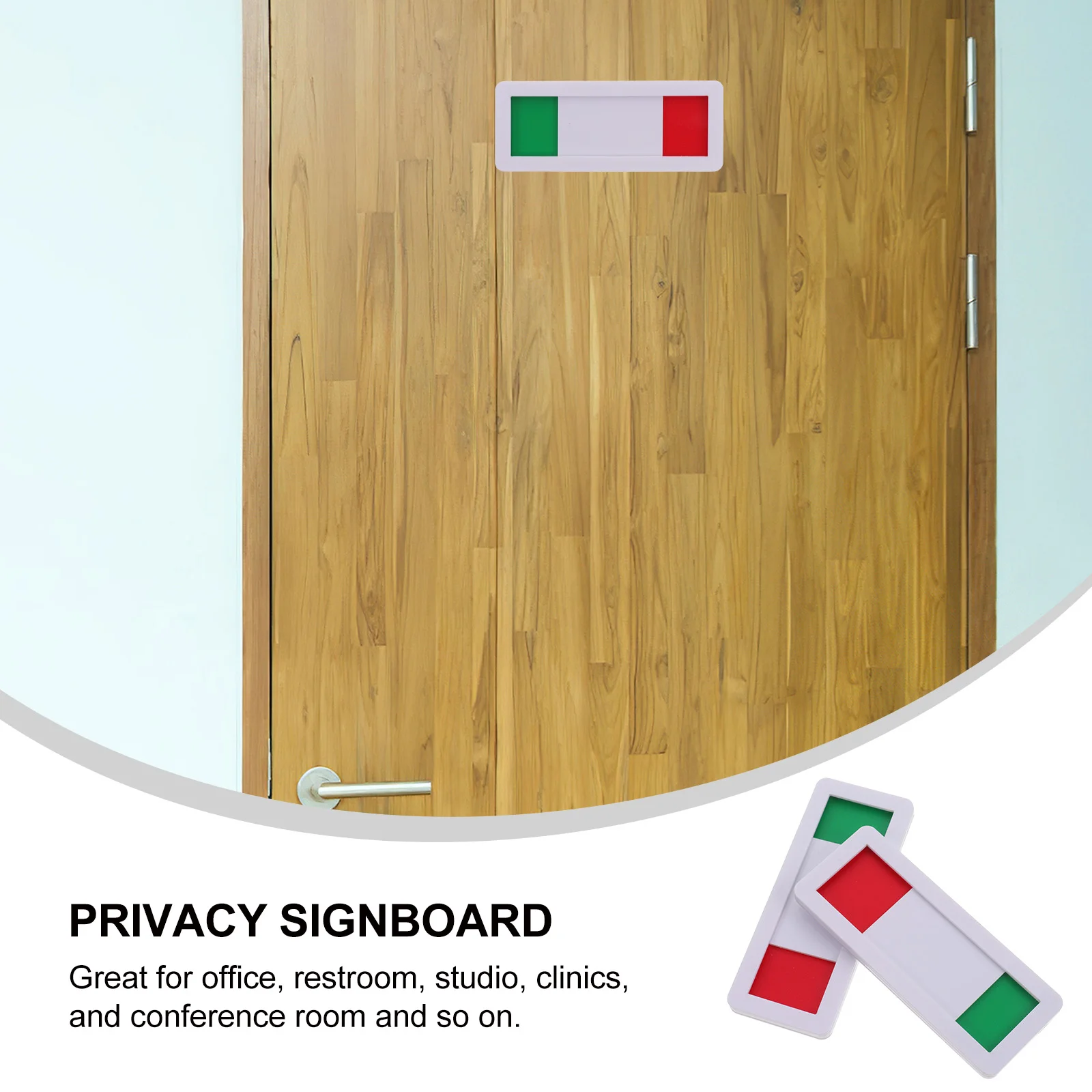 

2pcs Privacy Open Sign Open Closed Door Sign Blank Door Indicator Sign for Office