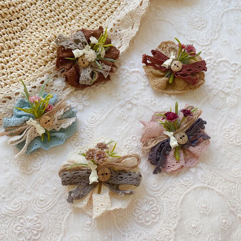 Женская брошь в винтажном стиле цвет ассортименте