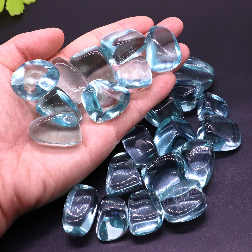 Океанские синие обсидиановые кристаллы