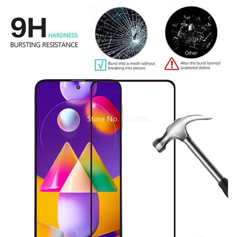 Protective Glass For Samsung M31s Screen Protector Tempered Glas On Samsun Galaxy m 31s 31 m31 s 6.5Film Samsungm31s Accessories |