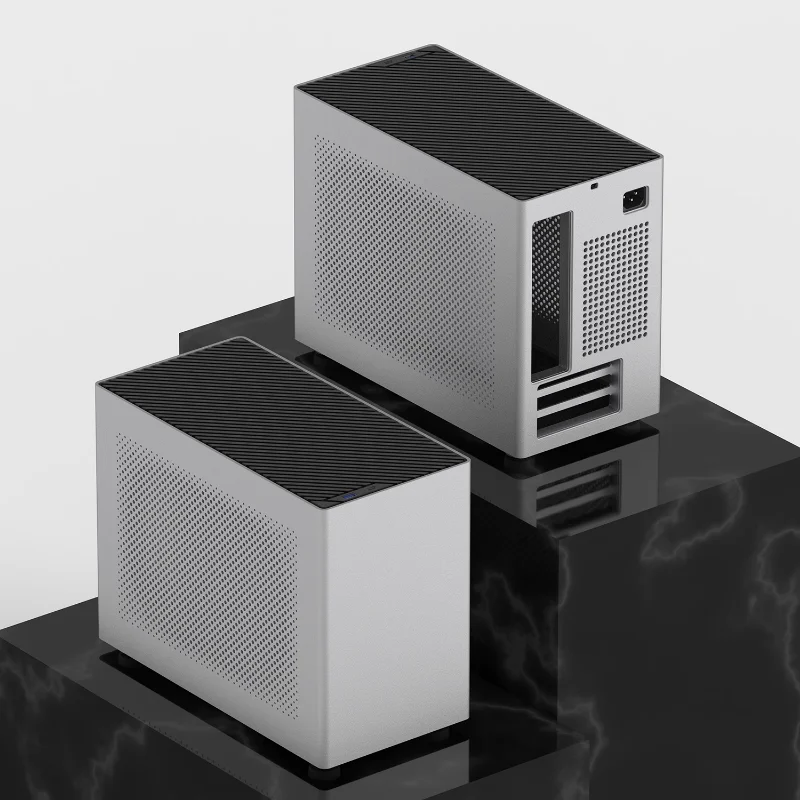 Z13 алюминиевый сплав интегрированный формовочный корпус ITX In-line компактный