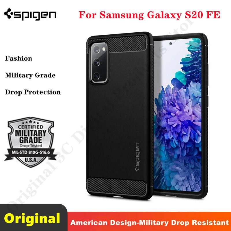 

For Samsung Galaxy S20 FE 5G (2020) | Spigen [ Rugged Armor ] Shockproof Slim Cover