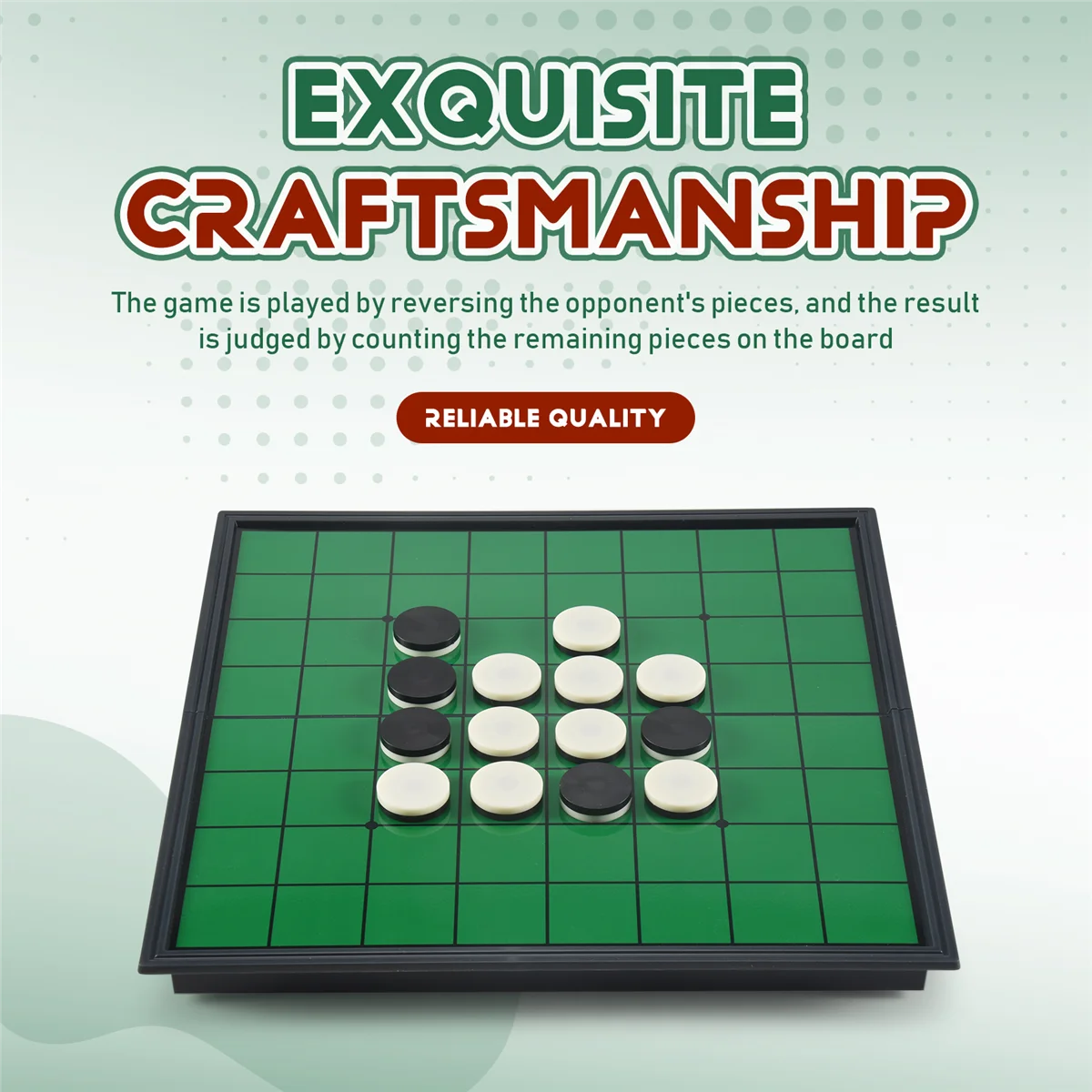 Магнитная портативная складная доска Reversi Othello, шахматы, стандартная обучающая домашняя семейная игра для родителей и детей (art.: 3920ccc08a5e4) - 3920ccc08a5e4