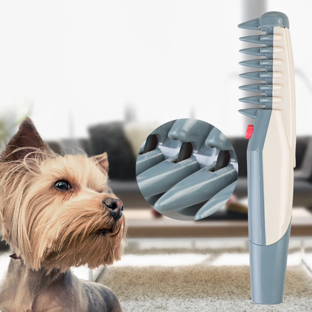

Deshedding Brush- Electric Brush Comb Quick Cleaning Tool Cat Hair Trimmer Grooming Comb Supplies ( Without )