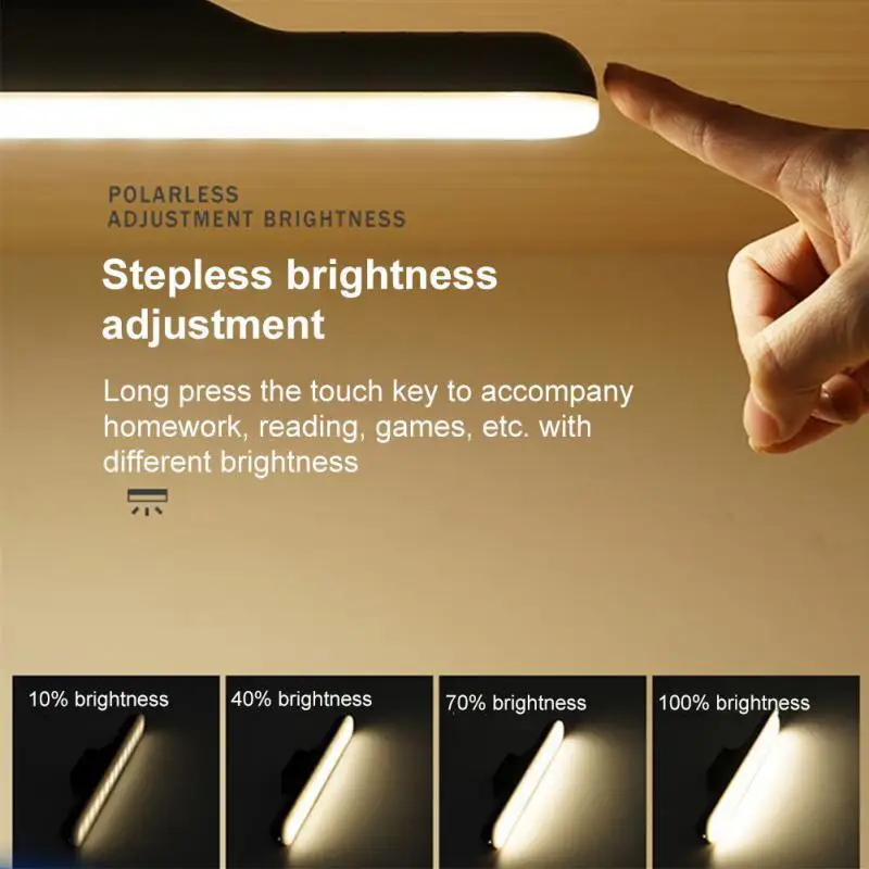 

Table Lamp USB LED Magnetic Desk Lamp Bedroom Night Lamp Rechargeable Office Study Reading Light Bedside Lamp