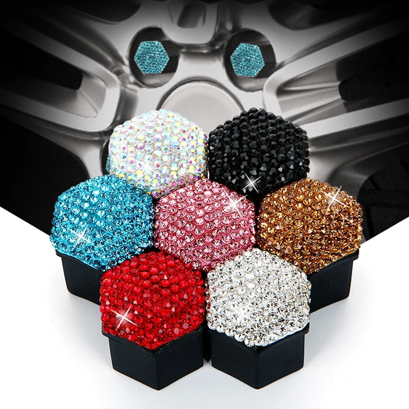 

20pcs Car Wheel Nut Caps Protection Covers Caps Anti-Rust Auto Hub Screw Cover Car Tyre Nut Bolt Exterior Decoration 17/19/21 mm