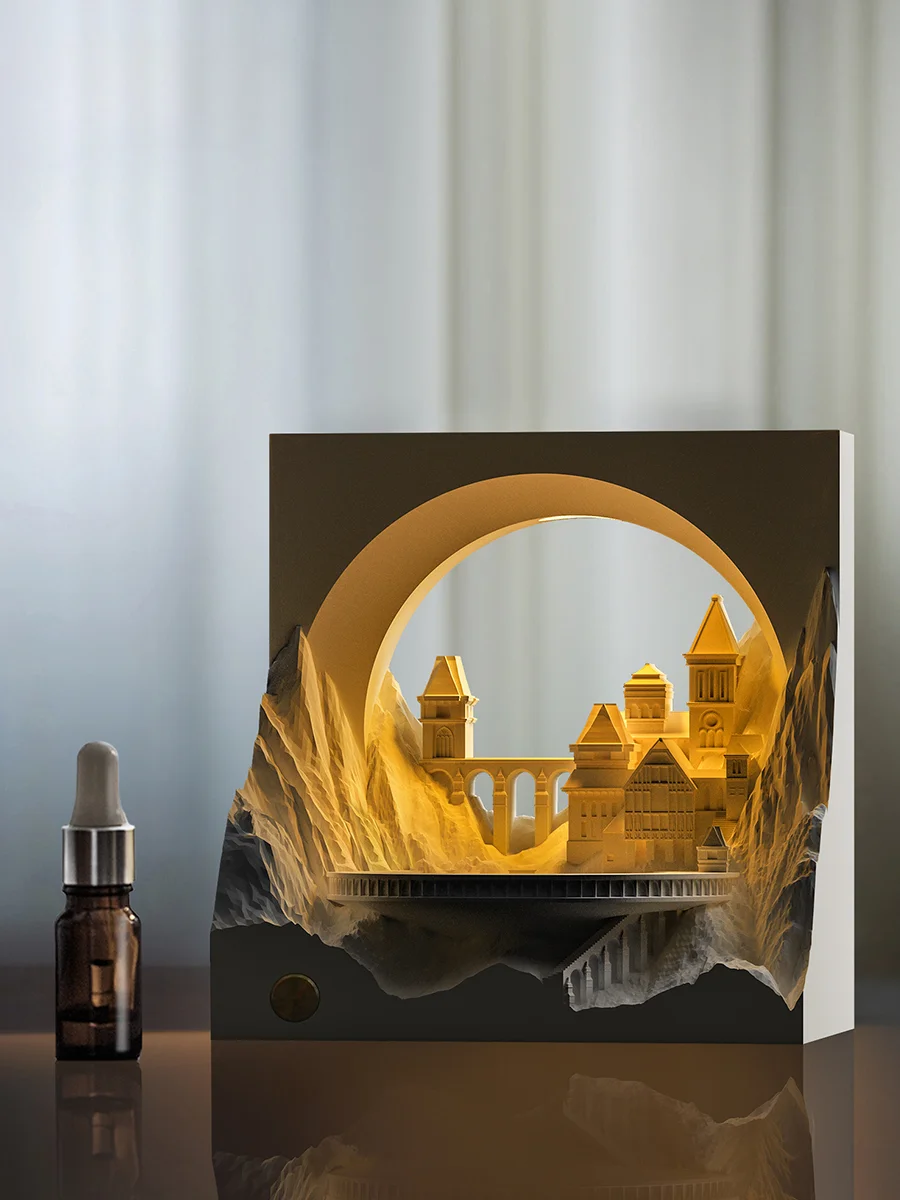 Лампа для ароматерапии Fei Liangzao Jinshan диффузор каменная Ночная лампа прикроватный