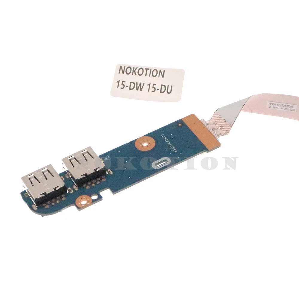 

USB-плата для ноутбука HP 15-DW 15-GW с кабелем