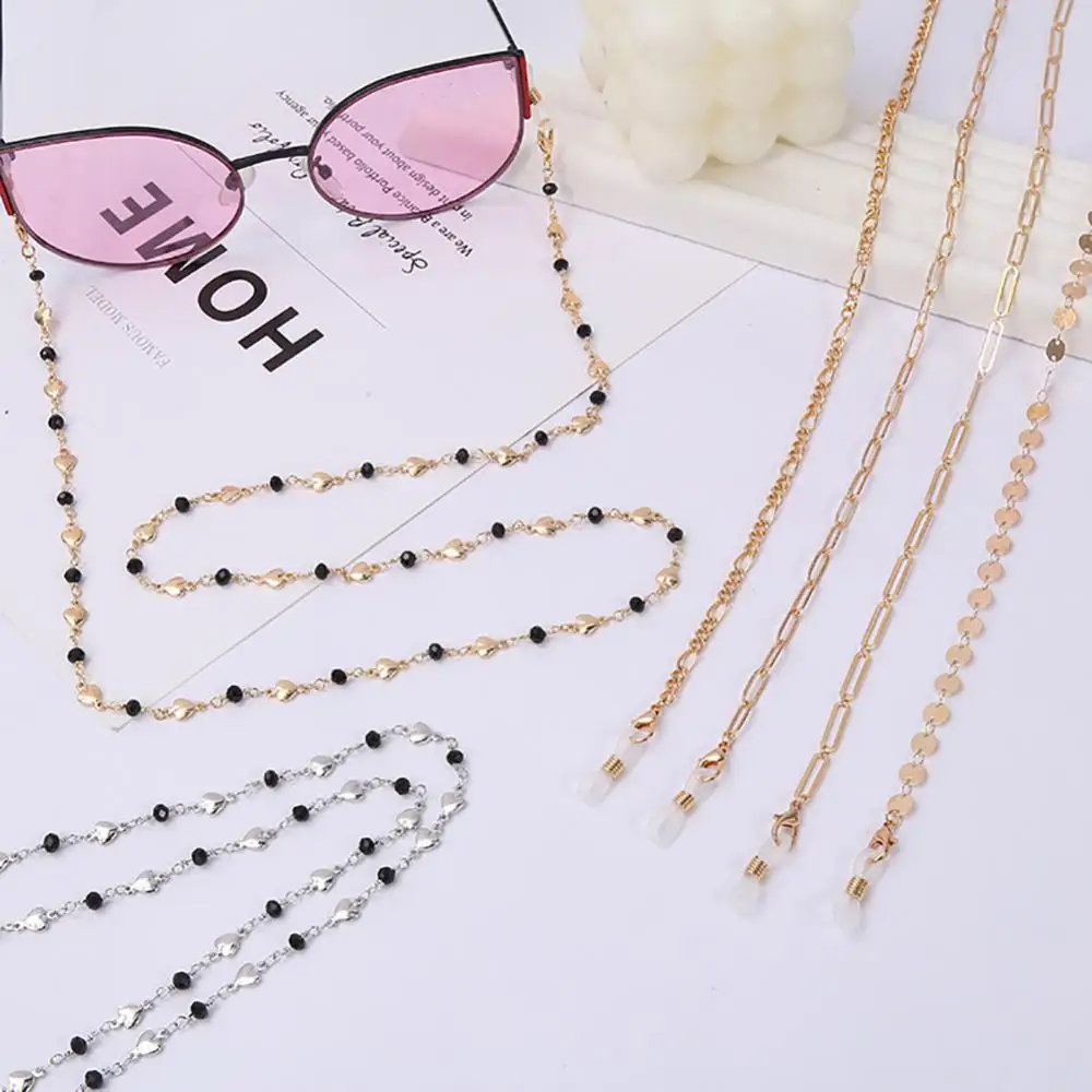 

Universal Non-slip Mask Rope Anti-lost Eyeglasses Chain Neck Cord Mask Chain Accessories Tools Portable Acrylic Pearl Creative