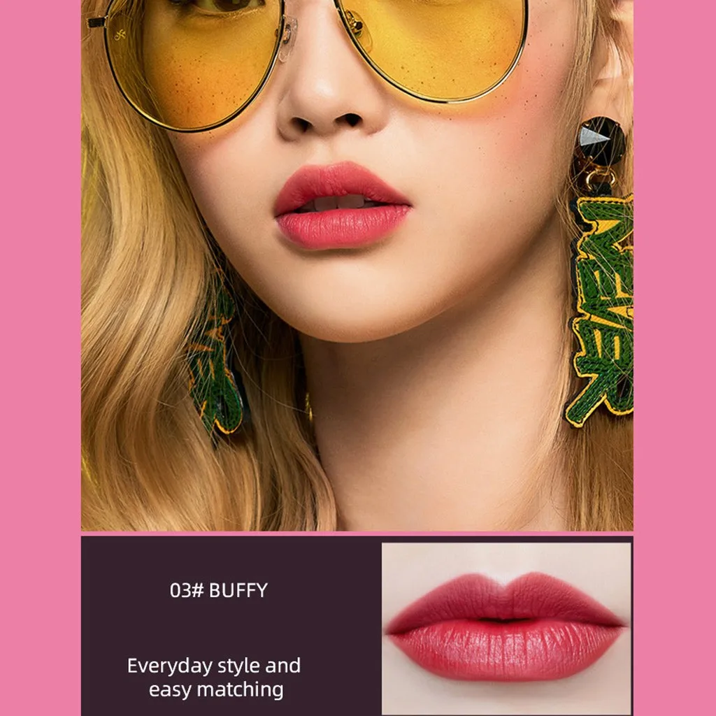 Новый Забавный моделирующий матовый блеск для губ с микро-резьбой оптовая