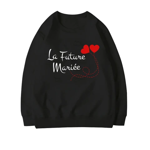 Свитшот с французским принтом для девичника EVJF, одежда для свадебной команды, свидетельницы невесты, подружки невесты