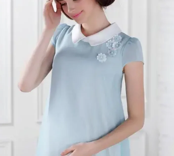 

2022 Maternity Size Girl New Mom Big T Shirt Pregnant Shirt Loading Clothes Women Funny Baby