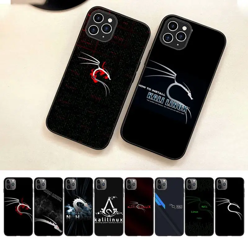

Dragon Kali Linux Phone Case For Iphone 7 8 Plus X Xr Xs 11 12 13 14 Se2020 Mini Pro Max Case