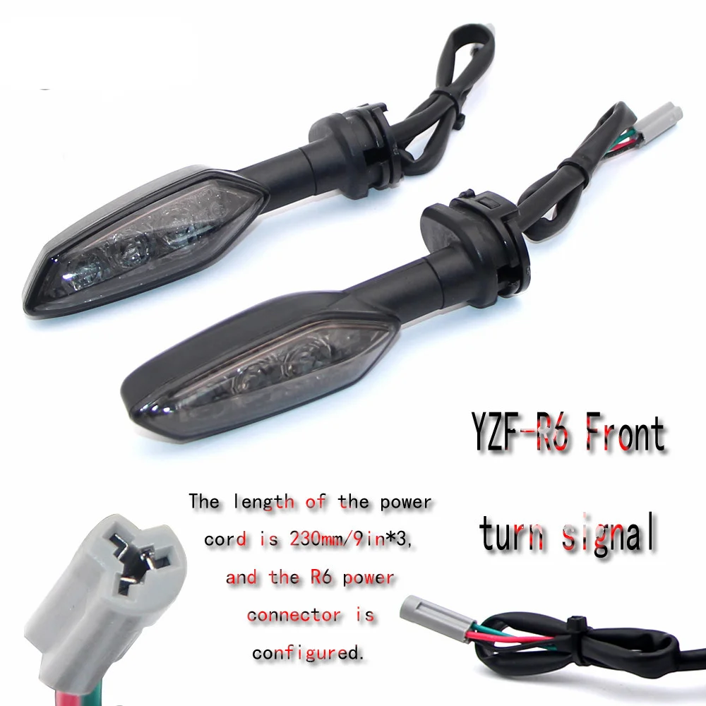 

Moto modified mini LED turn signal For YAMAHA YZF-R6 YZFR6 YZF R6 motorcycle Blinker Front or Rear black