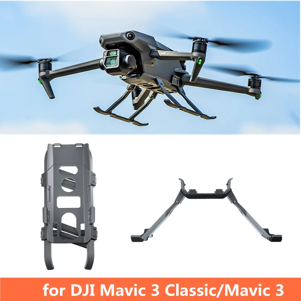 

Mavic 3 Classic Landing Gear Foldable Extended Landing Skid Heighten 45mm Leg for DJI Mavic 3 Drone Protect Gimbal Accessories