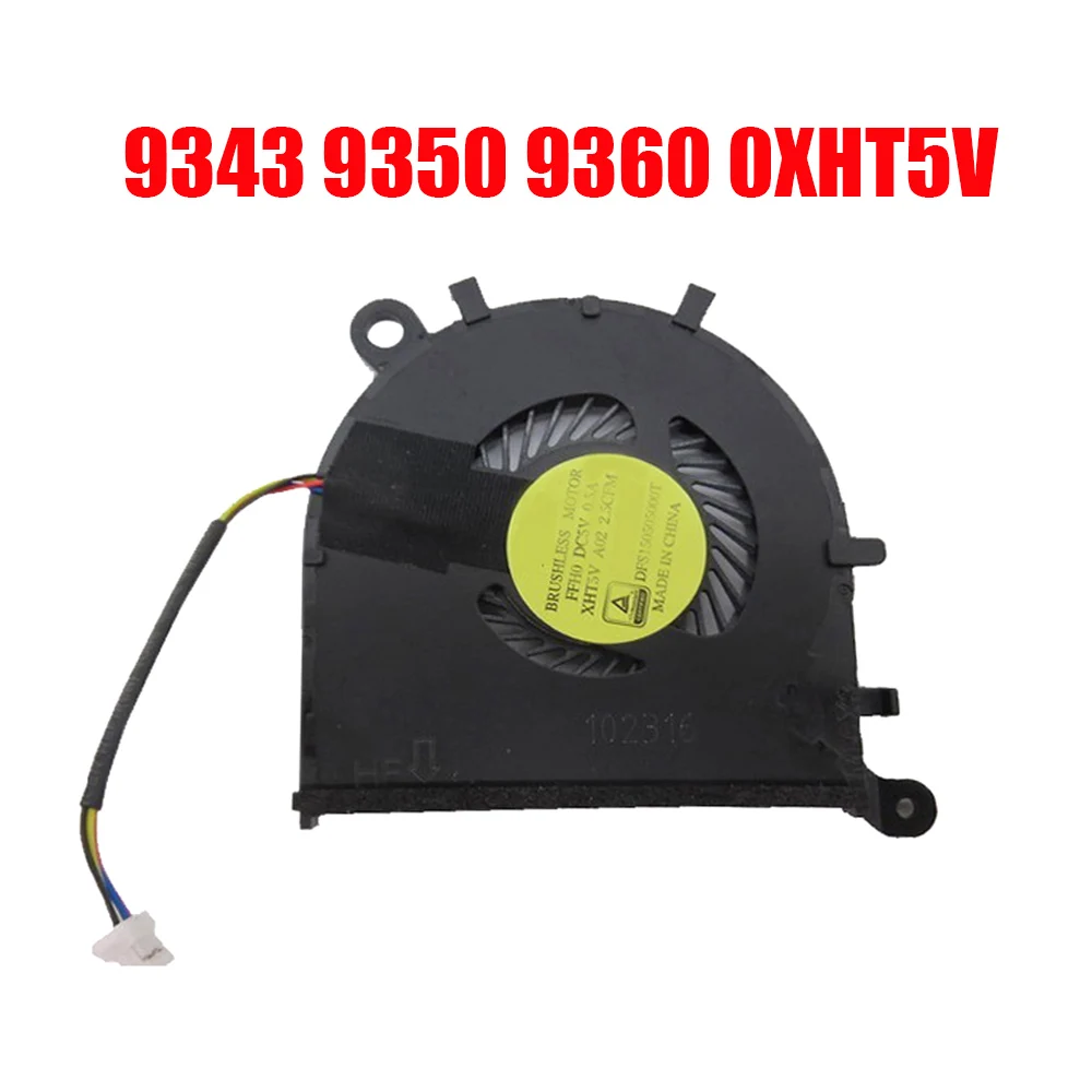 

Laptop CPU Fan For DELL For XPS 13 9343 9350 9360 DC28000F2F0 DFS150505000T FFH0 0XHT5V XHT5V DC5V 0.5A New