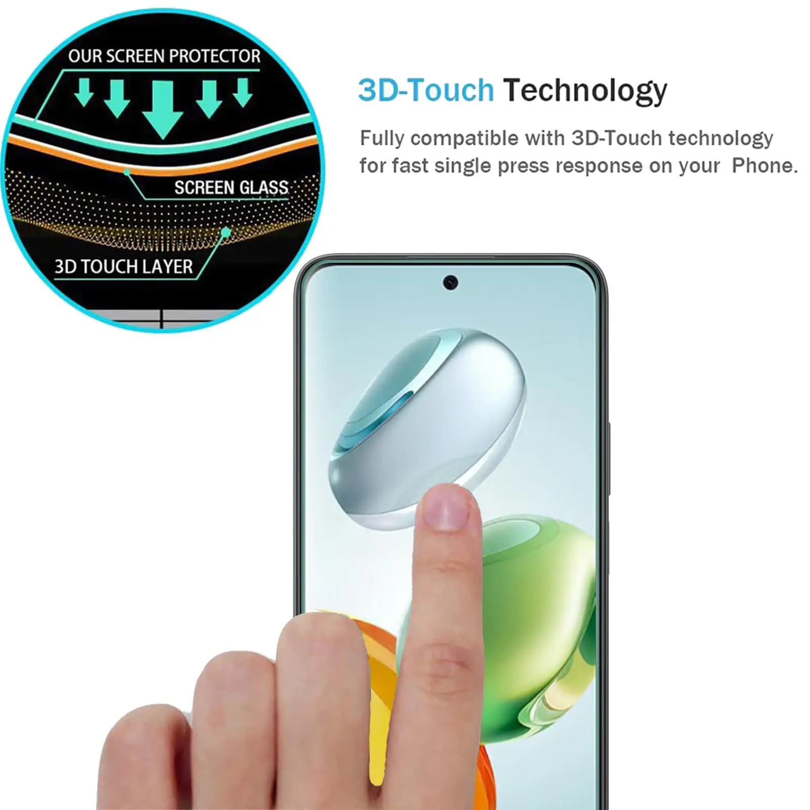 Защита экрана для Honor 200 Smart 6 8 дюйма закаленное стекло HD Crystal слюда 9H