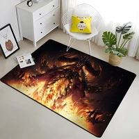 diablo art printed carpet for living room large coffee rug table mat home decoration mats boho rugs dropshipping