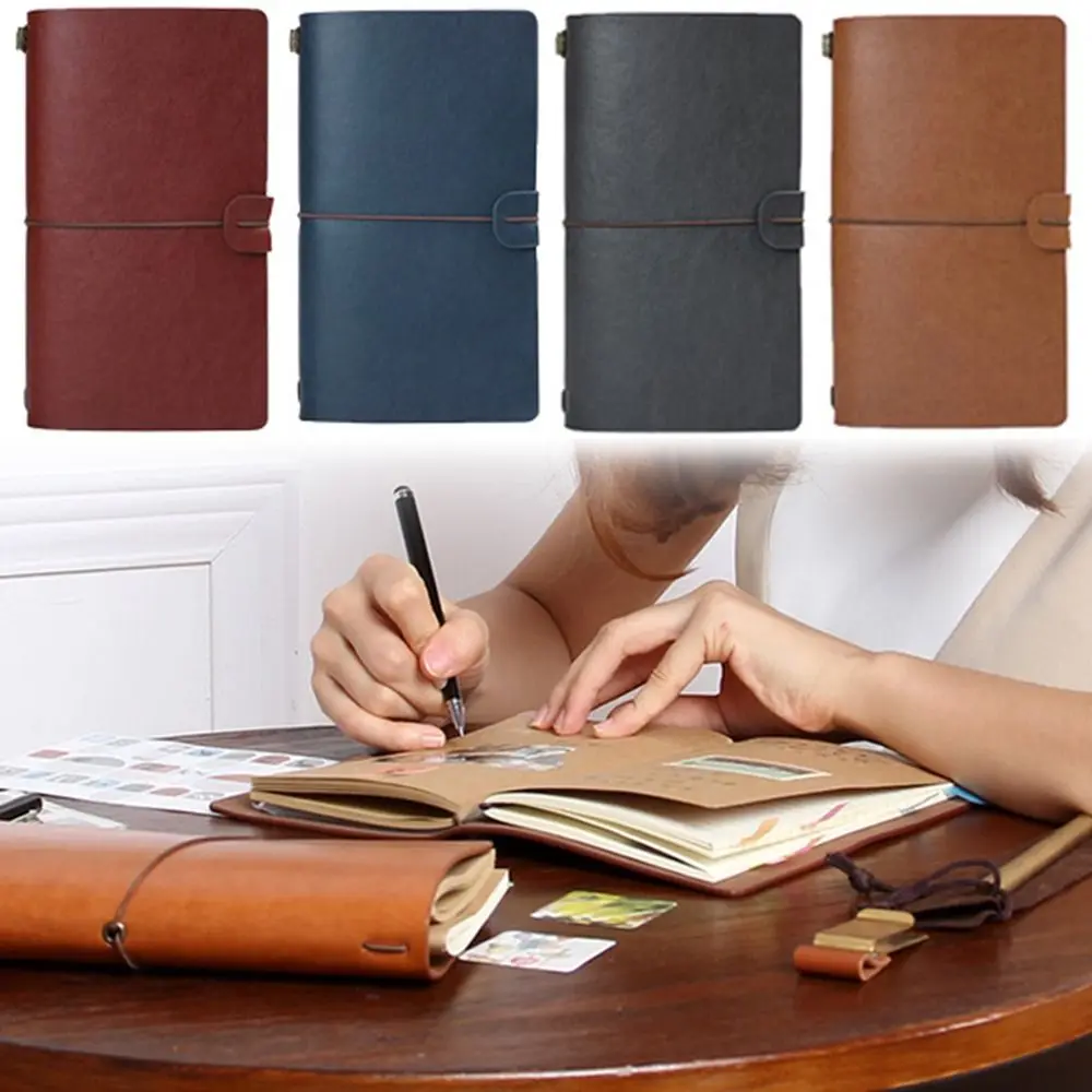 

A6 A6 Notebook Portable Multiple Applications DIY Notepad Stationery Agenda Book Drawing Writing