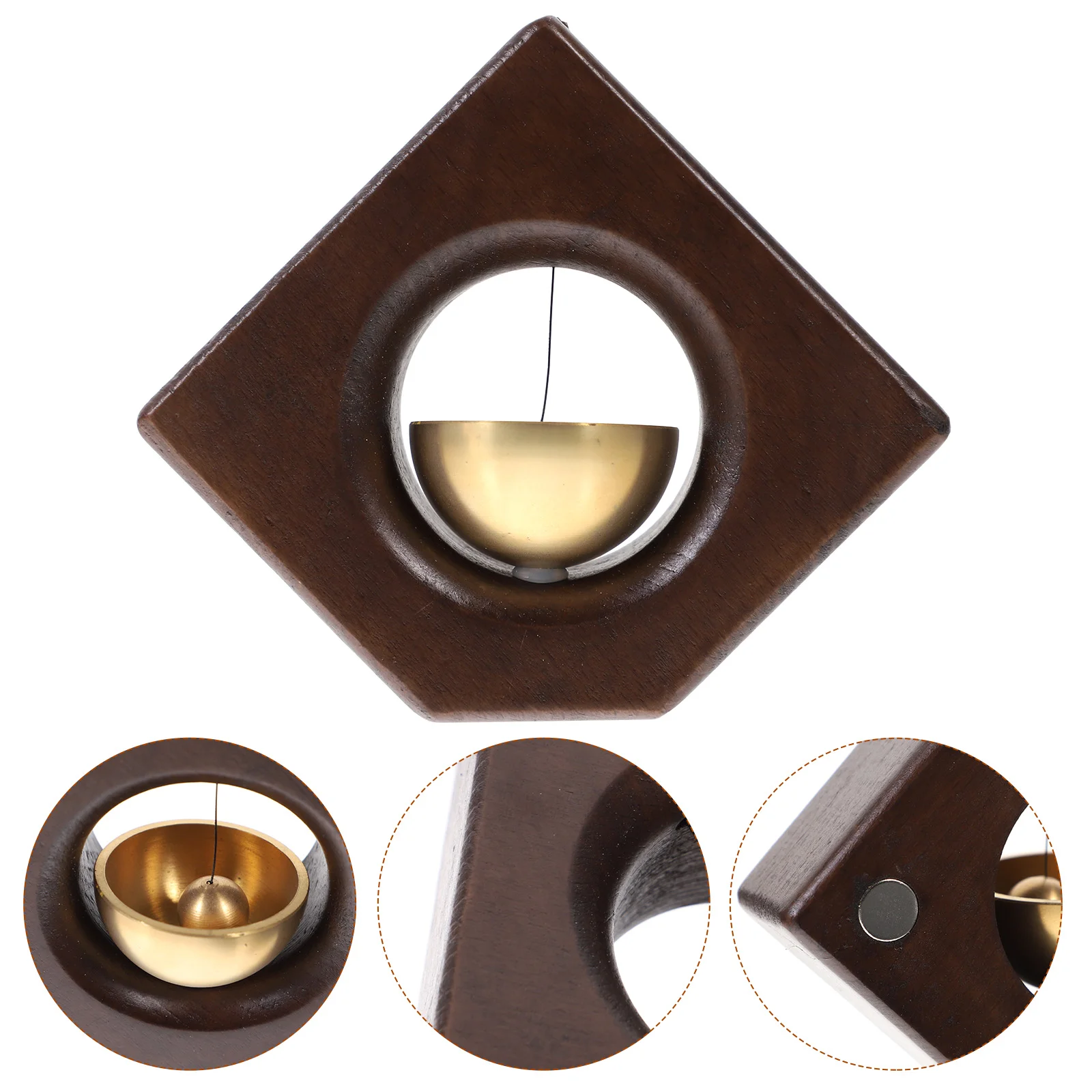 

Bell Doorwall Chime Chimes Doorbell Hangingshopkeepers Bells Dinner Mounted Business Entry Outdoors Vintage Wood Decorativemetal