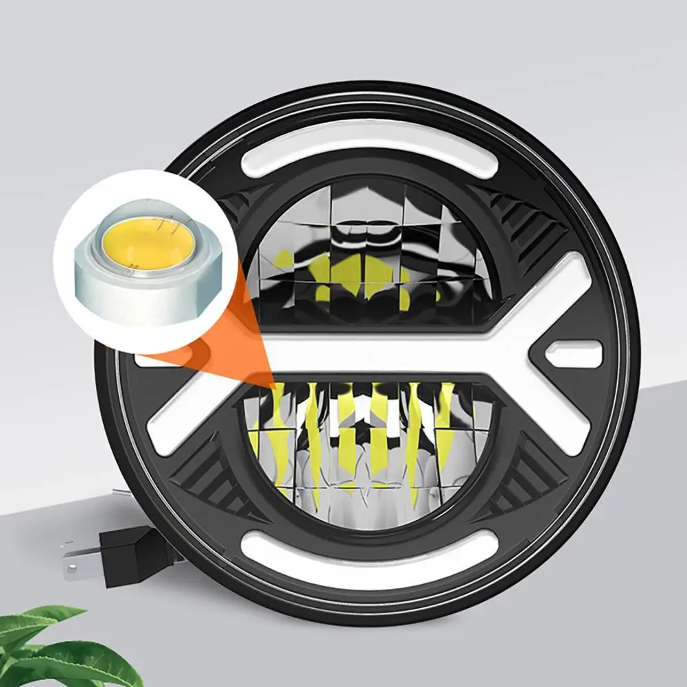 

Excellent Motorcycle Headlight High Durability Black Color Motorbike LED Lamp Motorbike LED Lamp