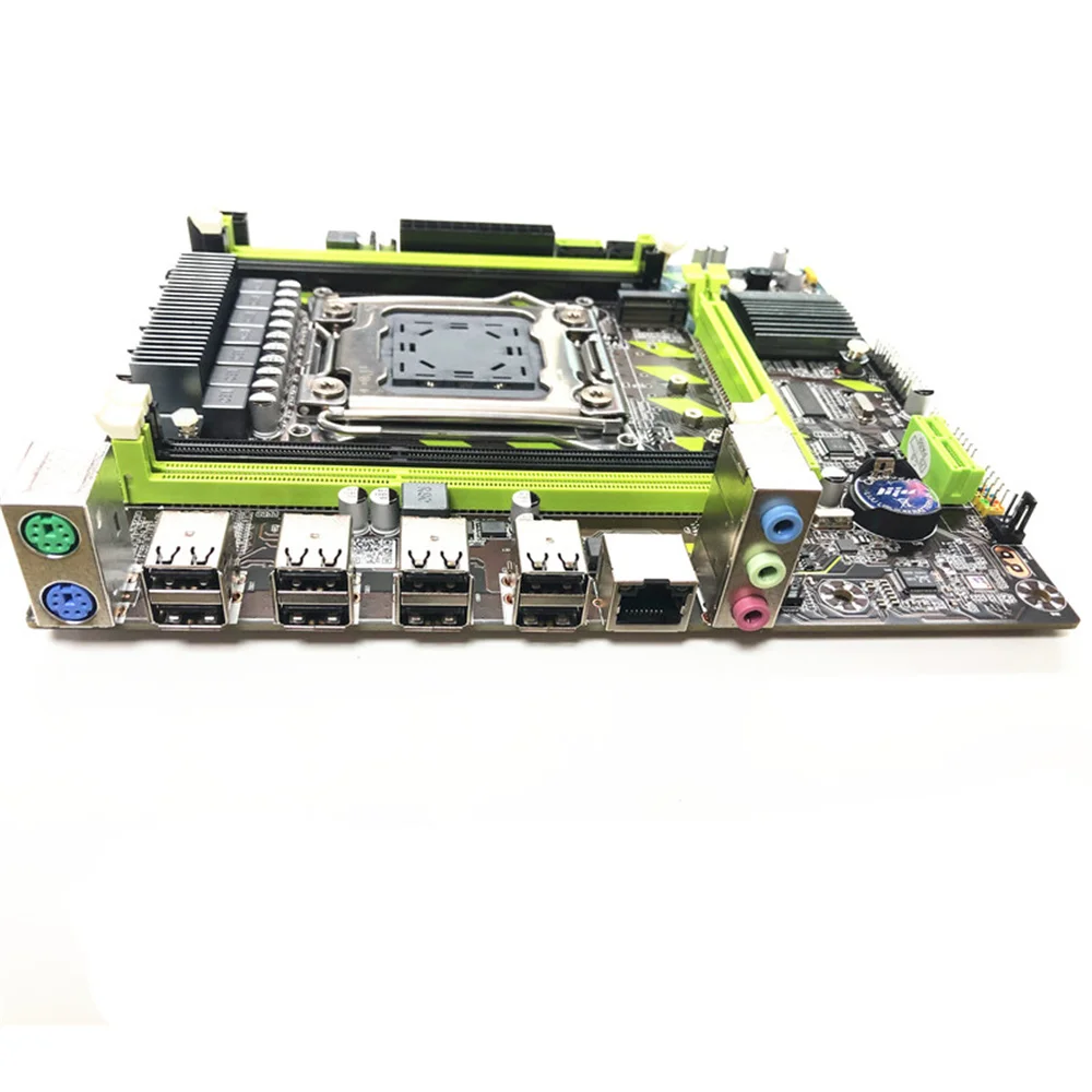 Материнская плата X79 LGA 2011 USB2.0 SATA с поддержкой памяти REG ECC 4 двухканальной DDR3 PCI-E 3 0