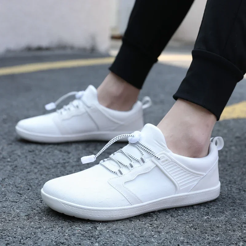 Мужские широкие минималистичные кроссовки для бега босиком с нулевой подошвой