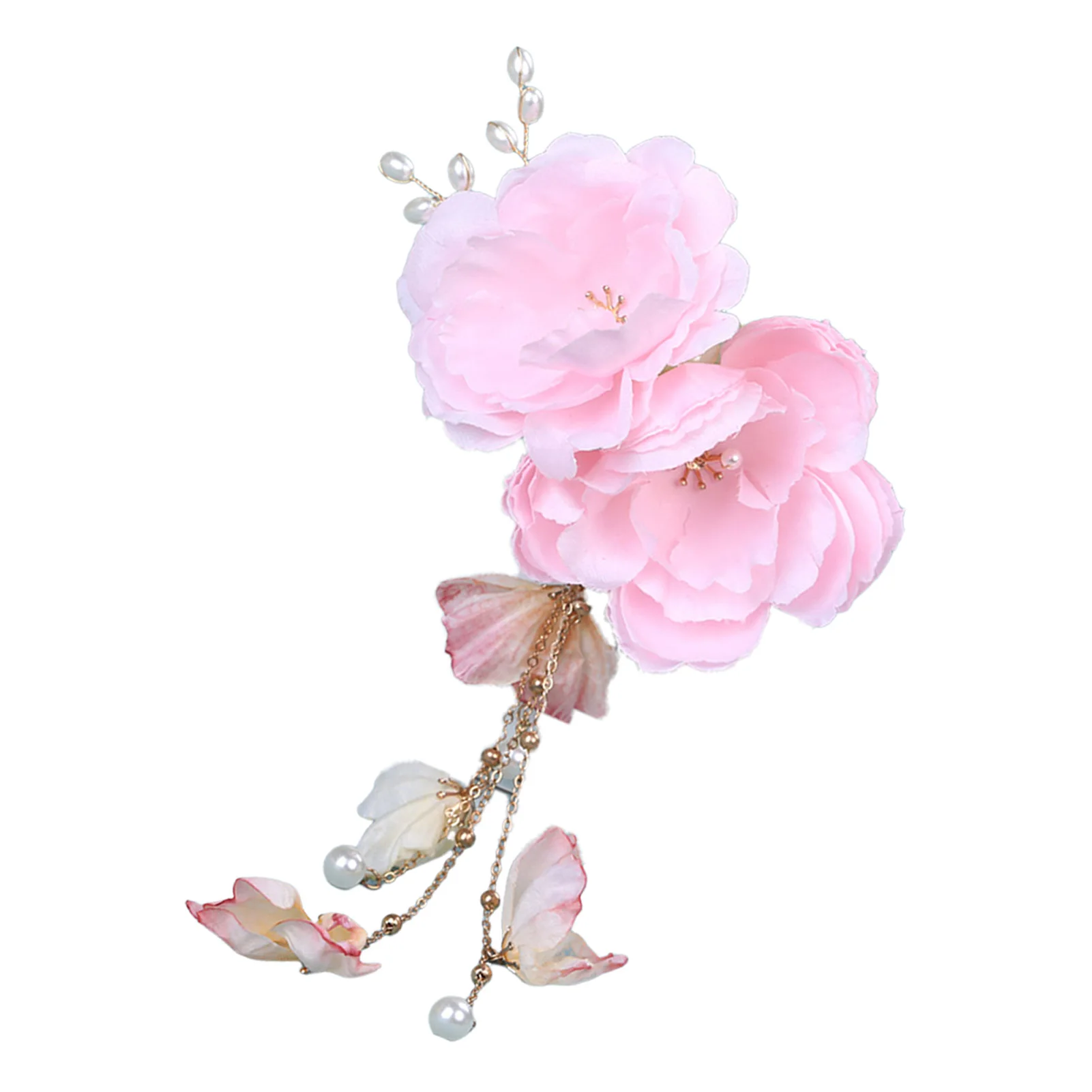 

Silk Flower Woman's Hair Clips Headpiece Personalized Hair Artifact Clip Headdress for Women and Girls Everyday Outfit