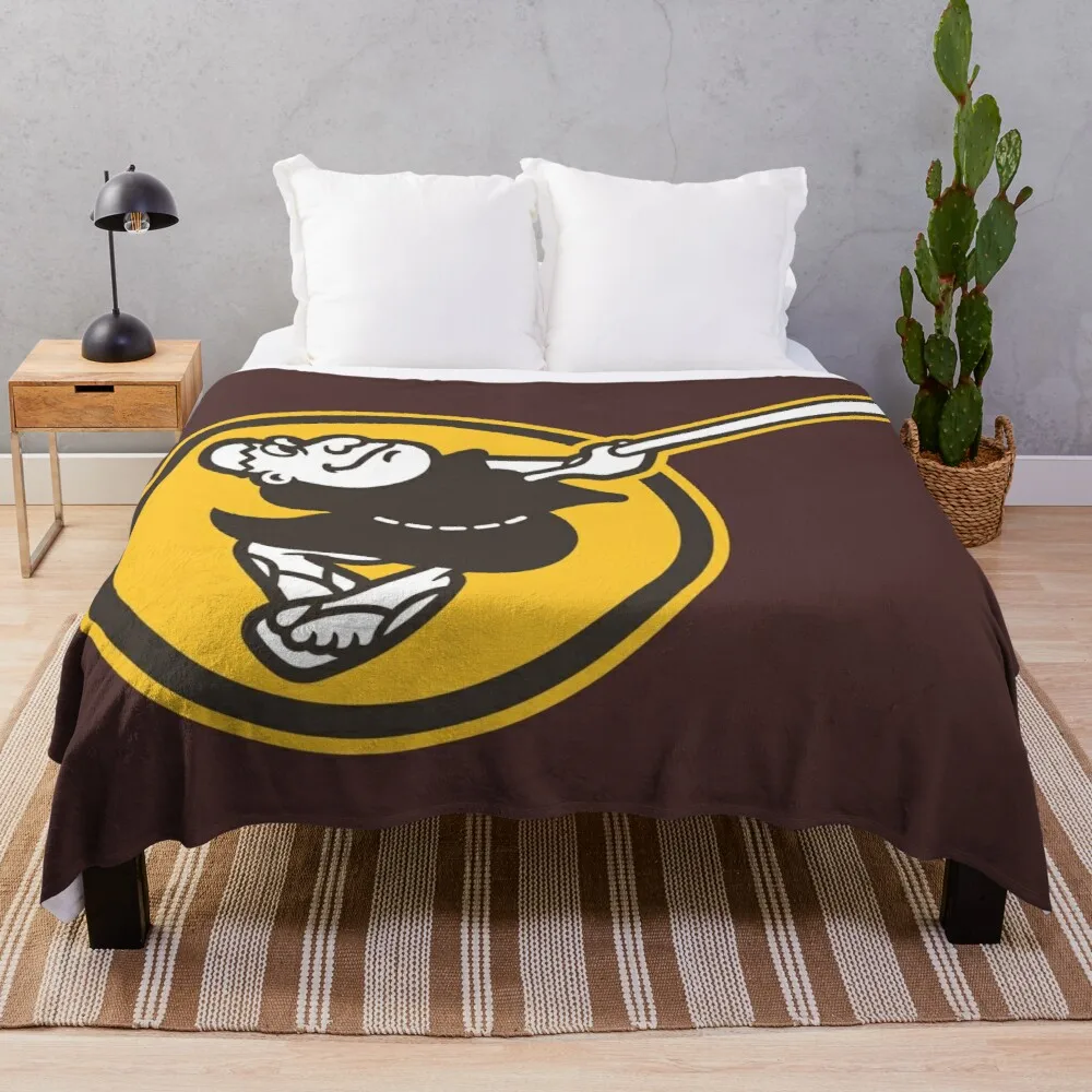 

Old,Padres-San DiegoThrow Blanket flannels blankets sofas of knitted decoration Anti-pilling flannel velvet