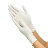 100 pieces of disposable latex rubber nitrile protective gloves white food grade non slip acid base household cleaning