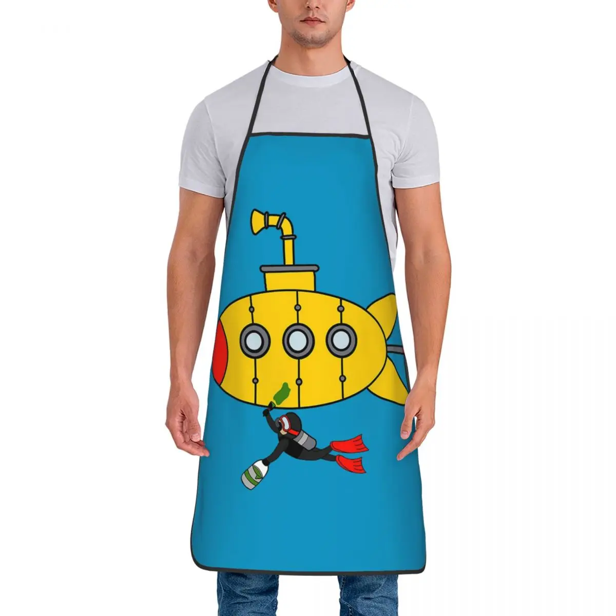 Фартук Beatle для подводной лодки шеф-повар кулинария кухня нагрудник без рукавов