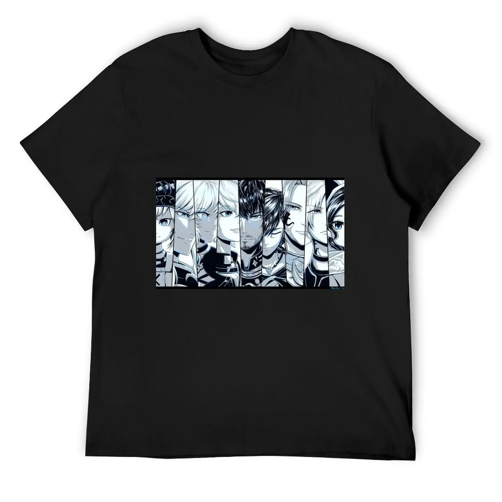 Футболка FFXIV Endwalker Scions мужская футболка футболки с рисунком топы для мужчин