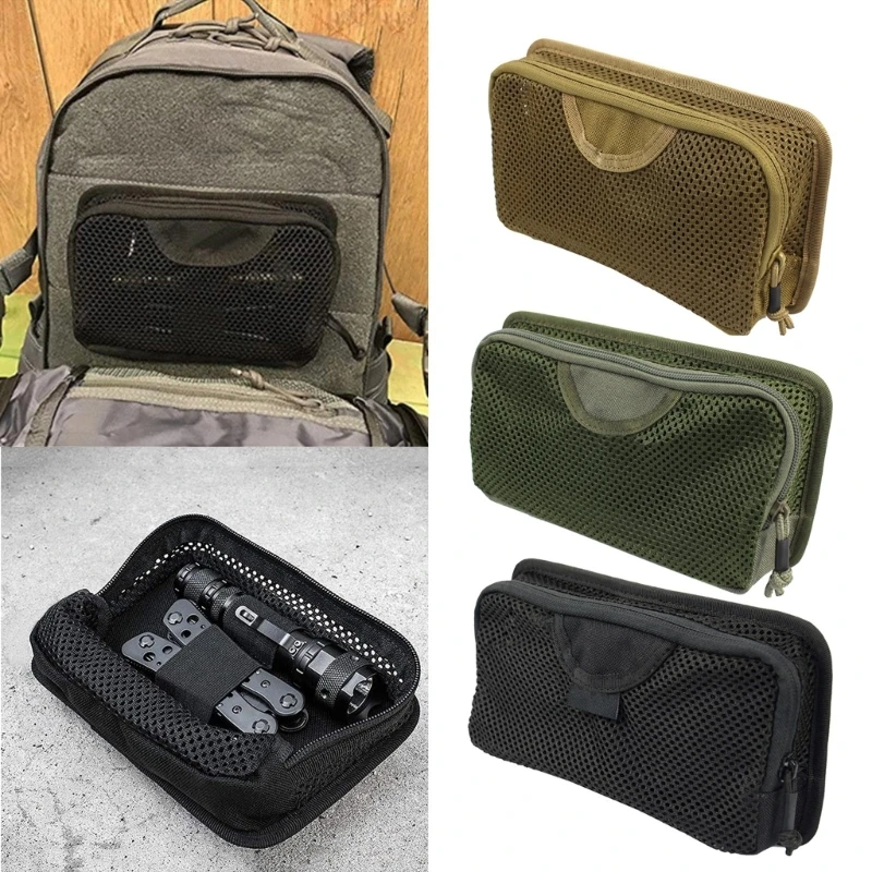 

Double Zipper Utility Admin Bag Compact Carriers Utility Admin Bags for Outdoor Travel Fishing Hiking