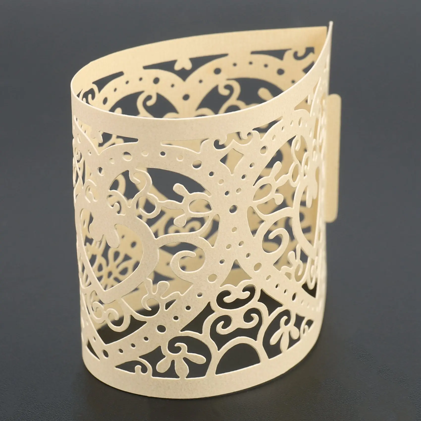 Набор из 6 светодиодных абажуров для свечи узор сердца абажур украшение